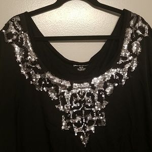 Sequined tee